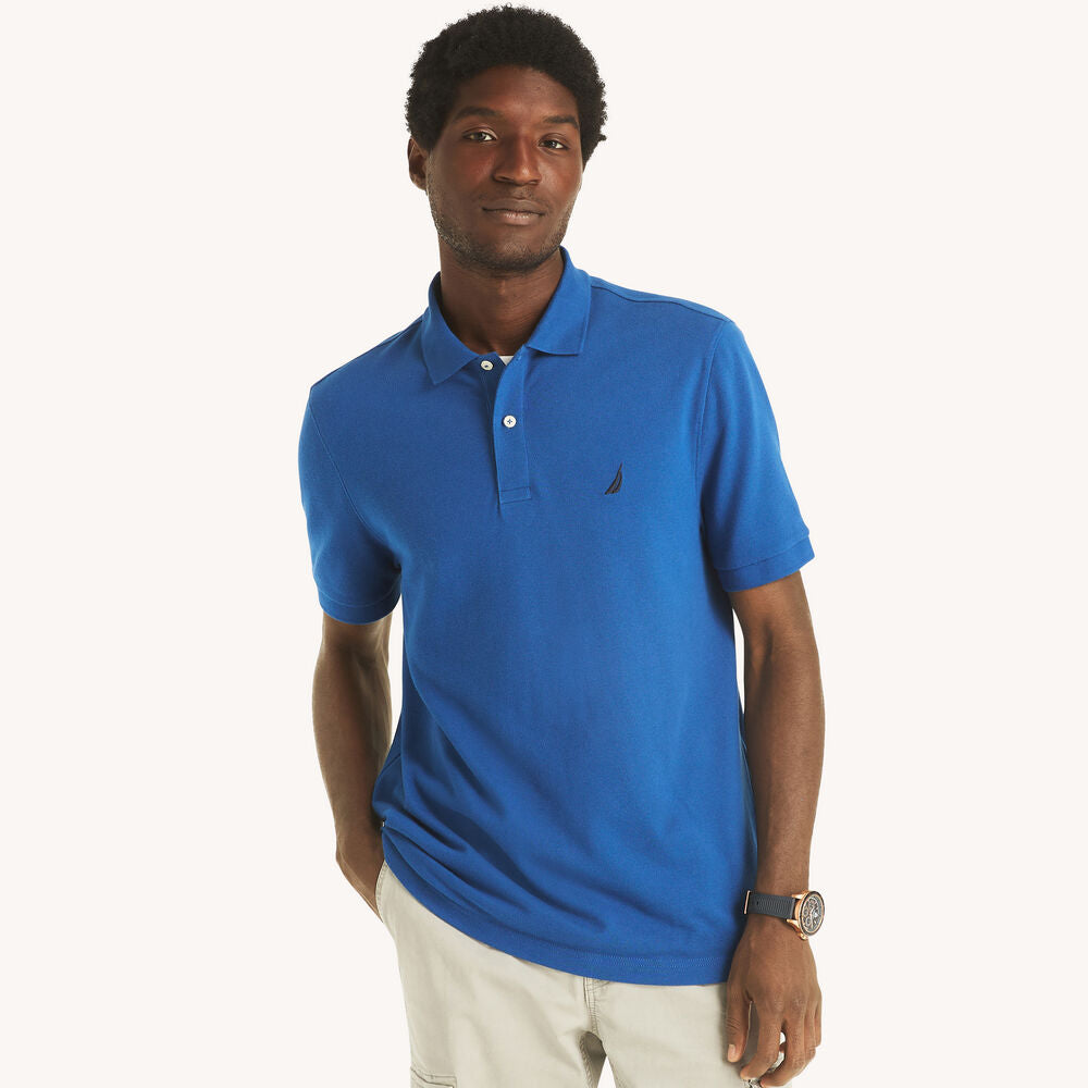 POLO DE PIQUE NAUTICA CLASSIC FIT WINDSURF BLUE