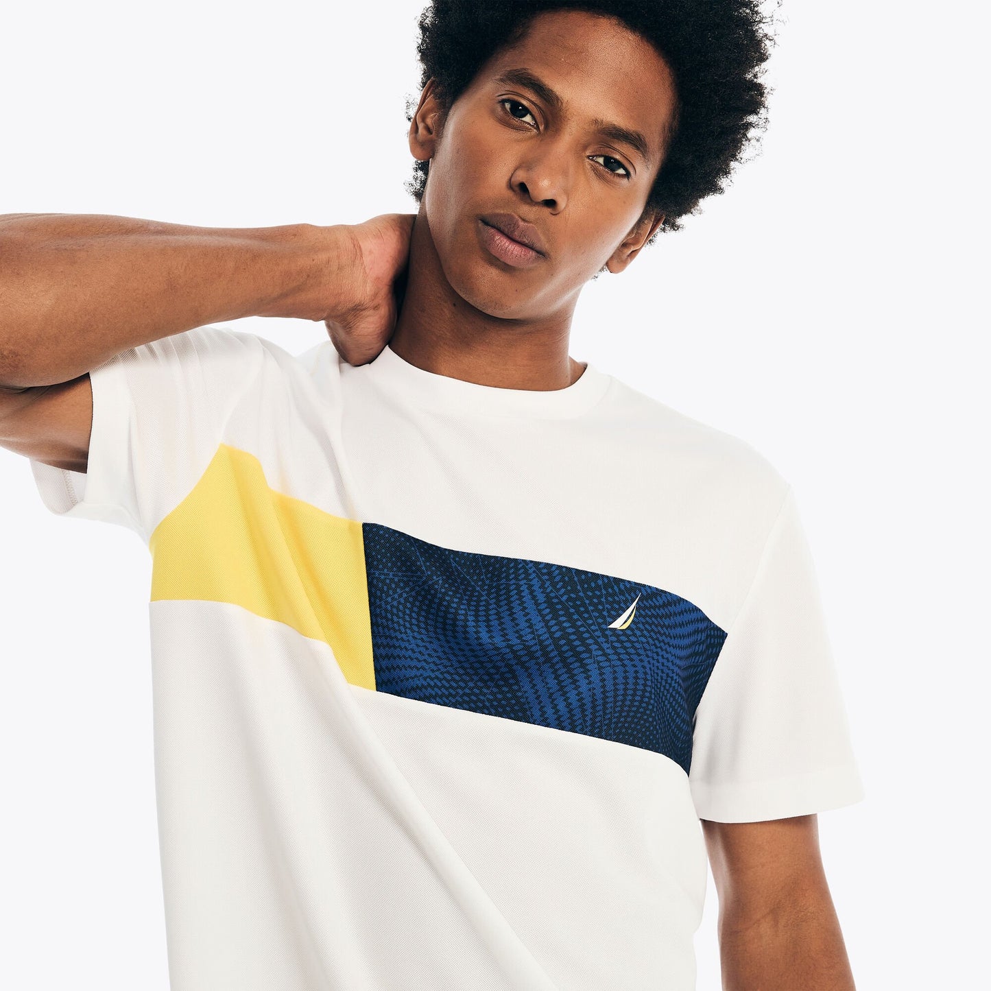 NAVTECH CREWNECK T-SHIRT BLANCA