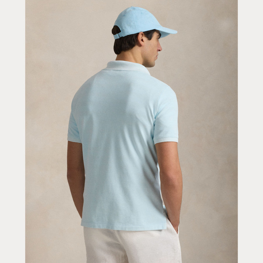 POLO DE PIQUE CUSTOM SLIM FIT SKY