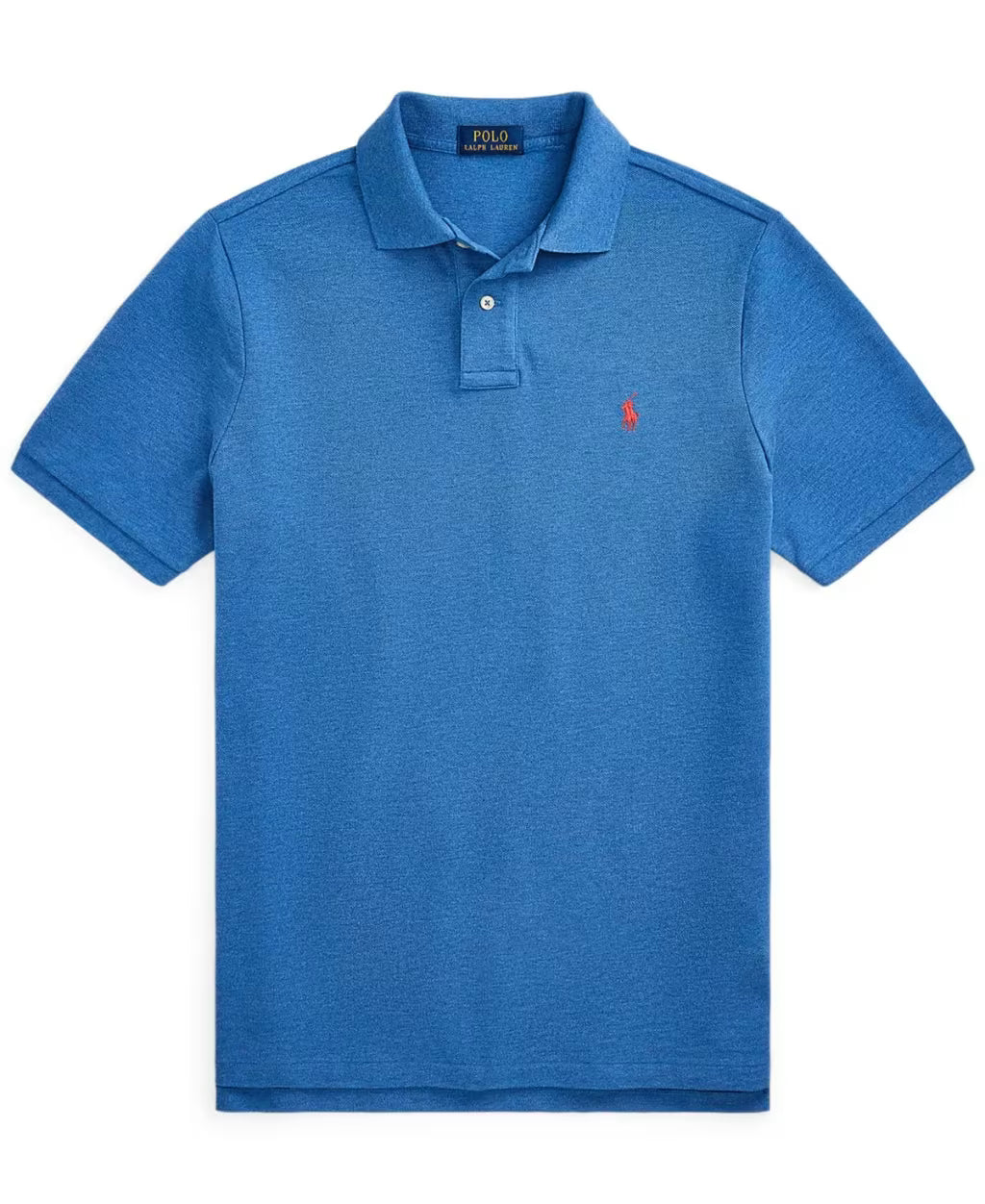 POLO DE PIQUÉ CUSTOM SLIM FIT FRESH SURF HEATHER