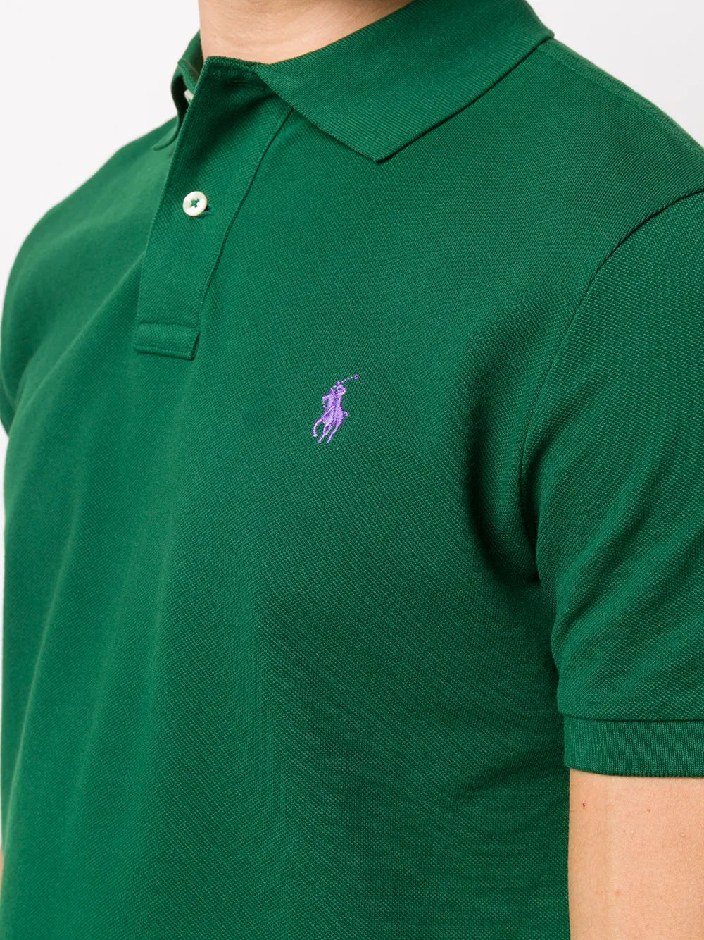 POLO DE PIQUE CUSTOM SLIM CRUISE GREEN