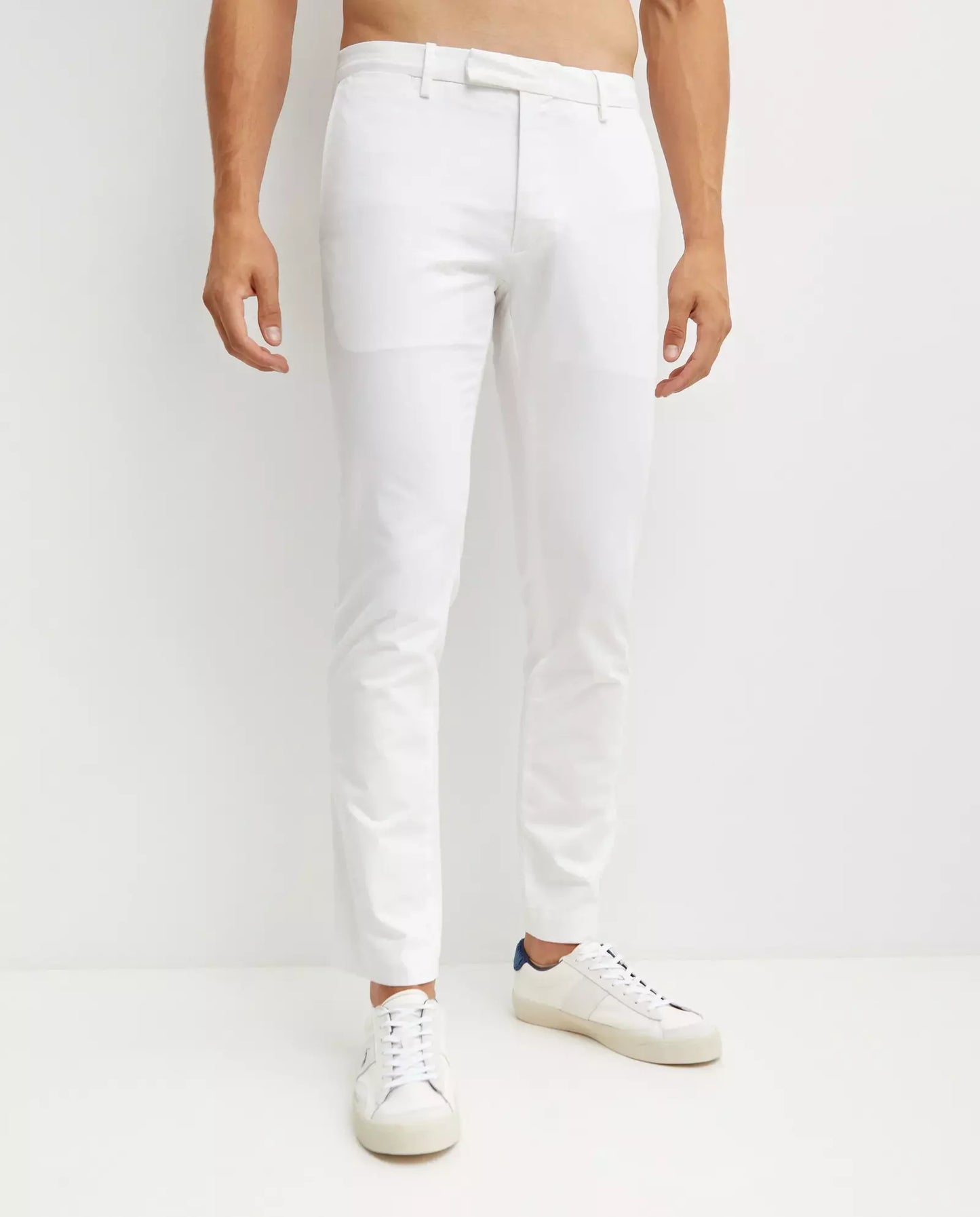 PANTALÓN CHINO SLIM FIT STRETCH BLANCO