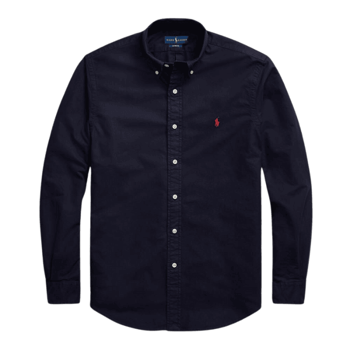 CAMISA CUSTOM FIT GD OXFORD AZUL NAVY