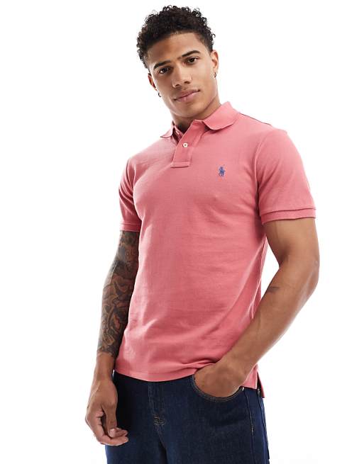 POLO CUSTOM SLIM FIT ROJO
