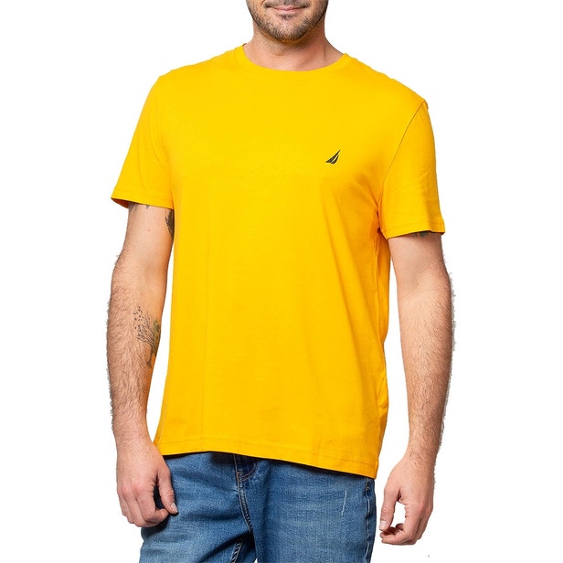 CAMISETA CREWNECK NAUTICA ASPEN GOLD