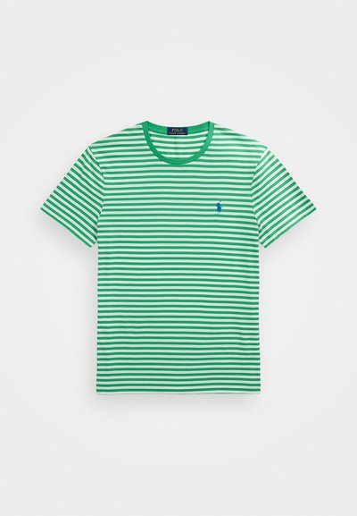 CAMISETA CUSTOM SLIM CON RAYAS SUMMER EMERALD