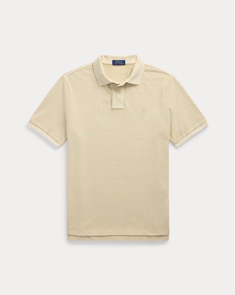 POLO DE PIQUE CUSTOM SLIM NATURAL