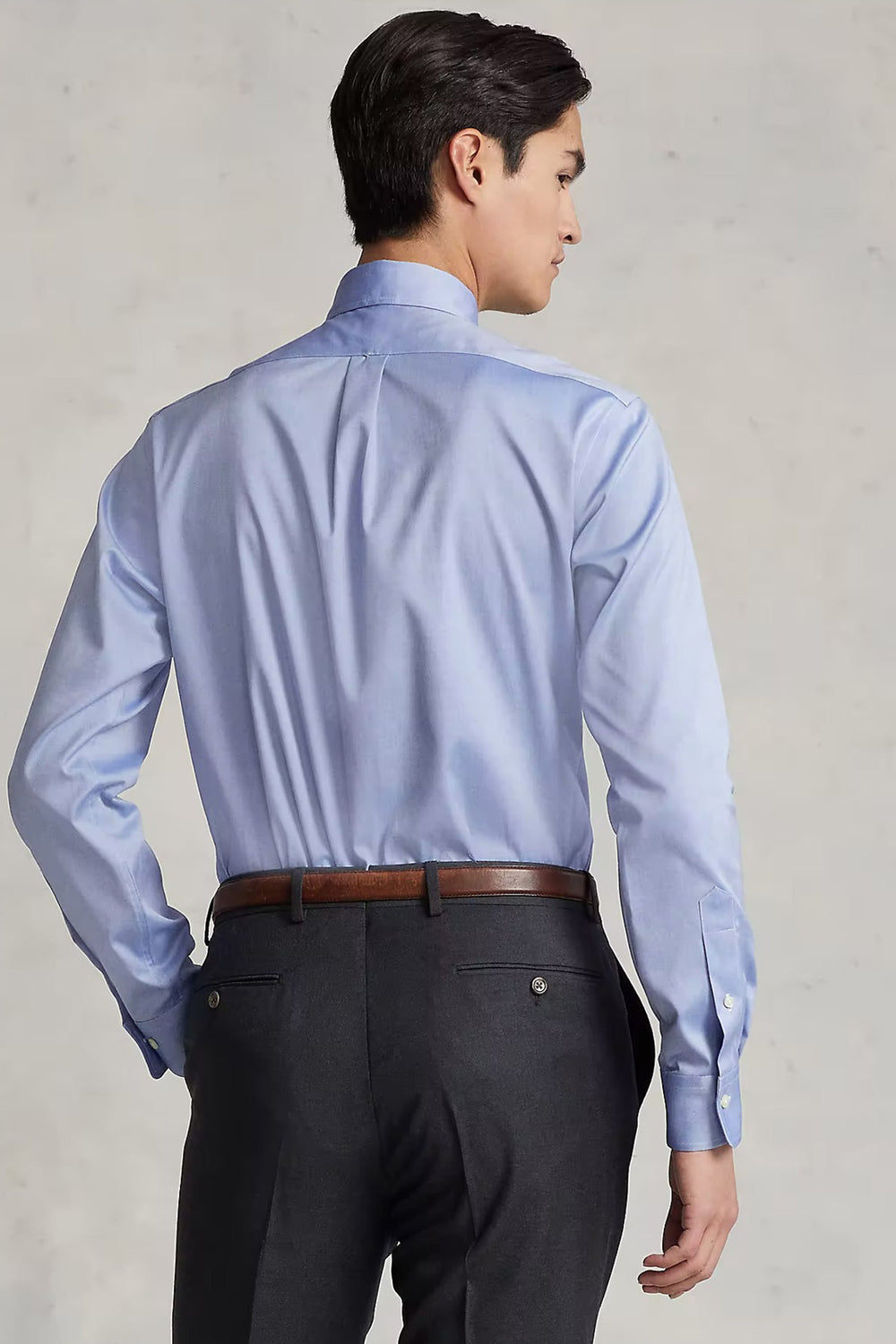 CAMISA CUSTOM FIT PINPOINT OXFORD AZUL.