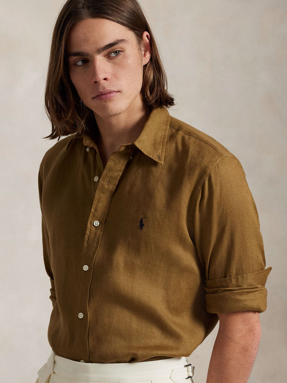 CAMISA CUSTOM FIT DE LINO SANDSURF