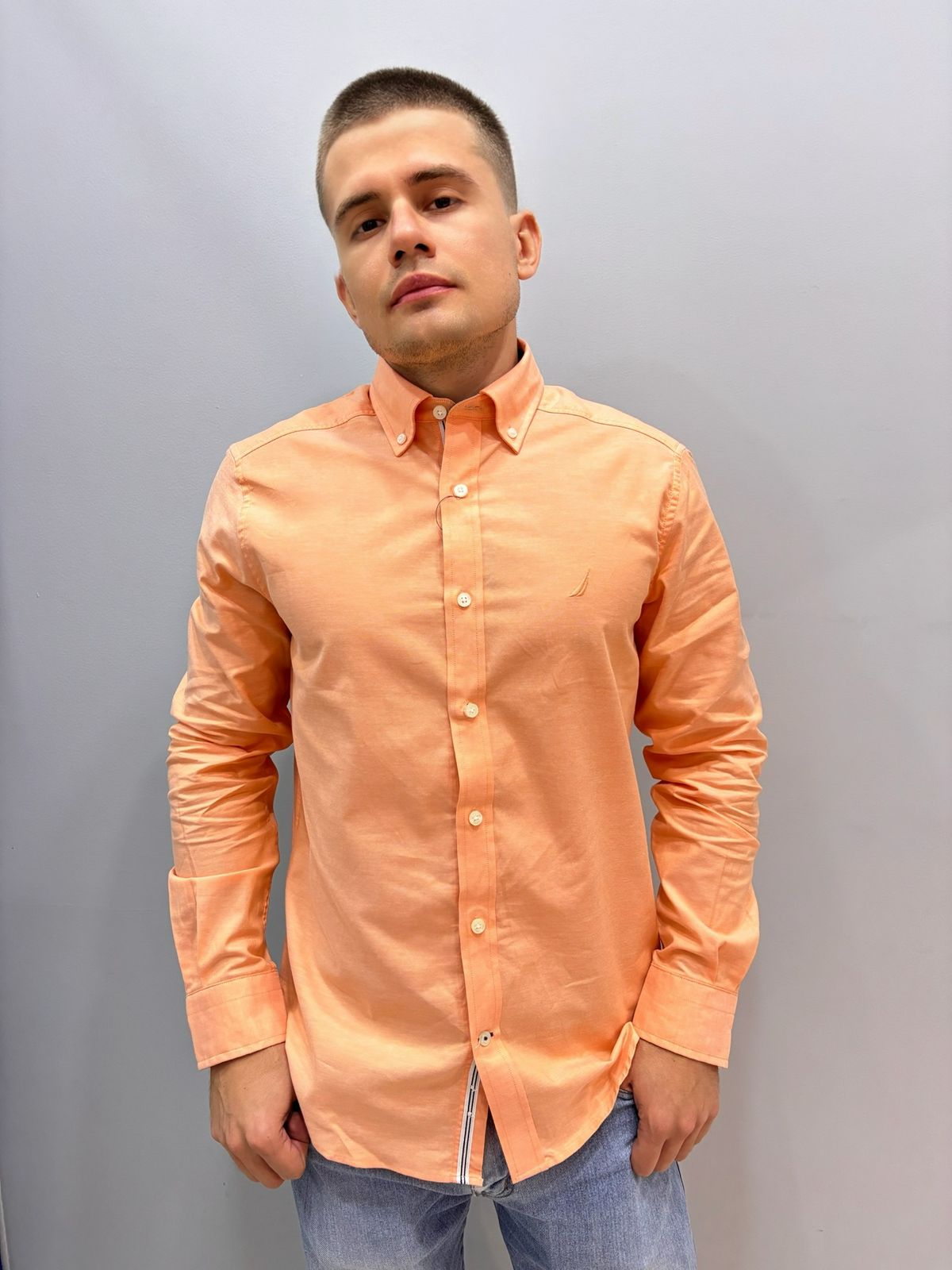 CAMISA NAUTICA EN OXFORD STRETCH LIVIANO