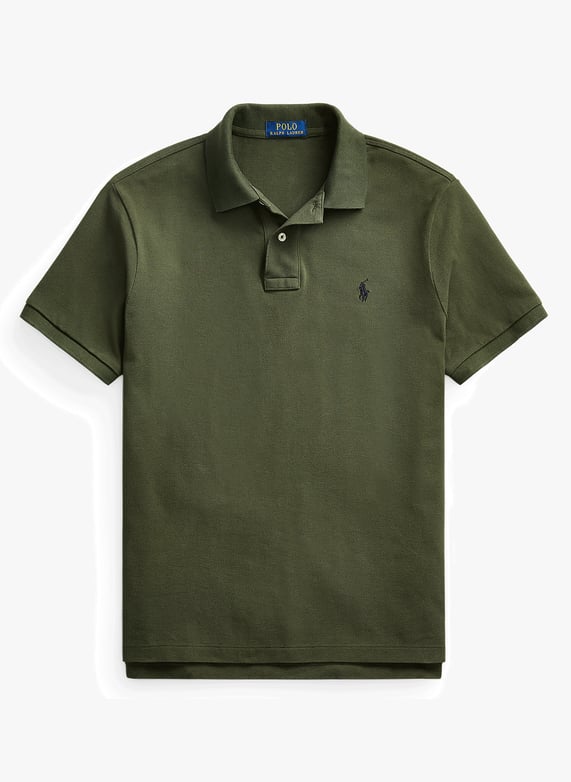 POLO DE PIQUE CUSTOM SLIM COMPANY OLIVE