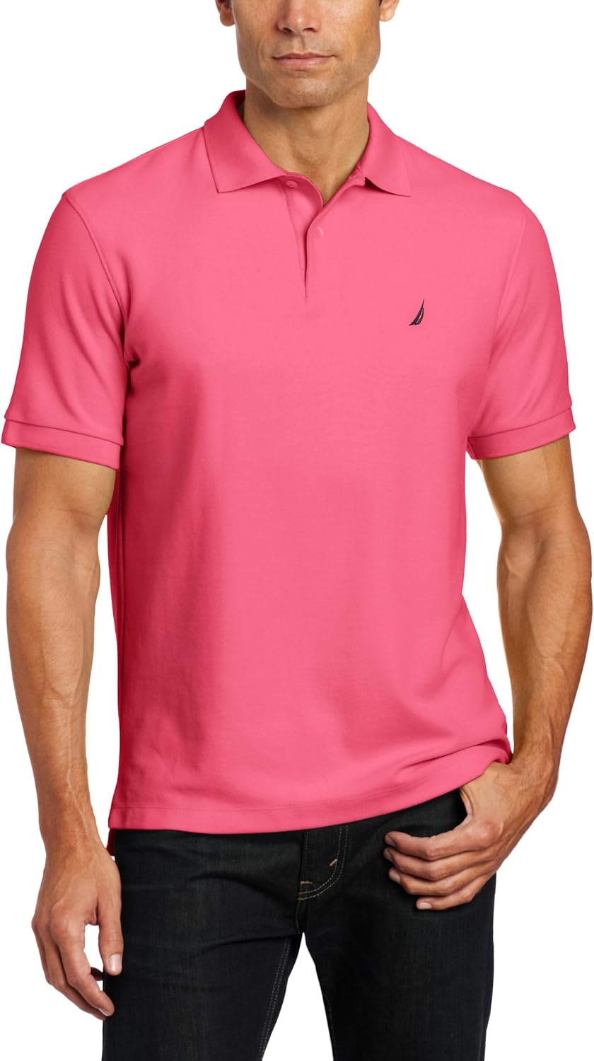 POLO DE PIQUE NAUTICA CLASSIC FIT BRIGHT PINK