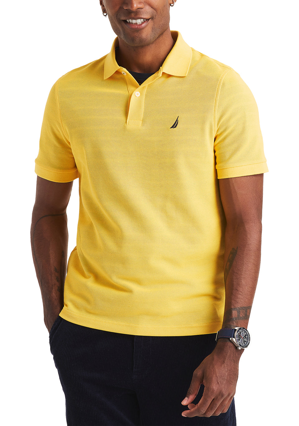 POLO DE PIQUE NAUTICA CLASSIC FIT DAFFODIL