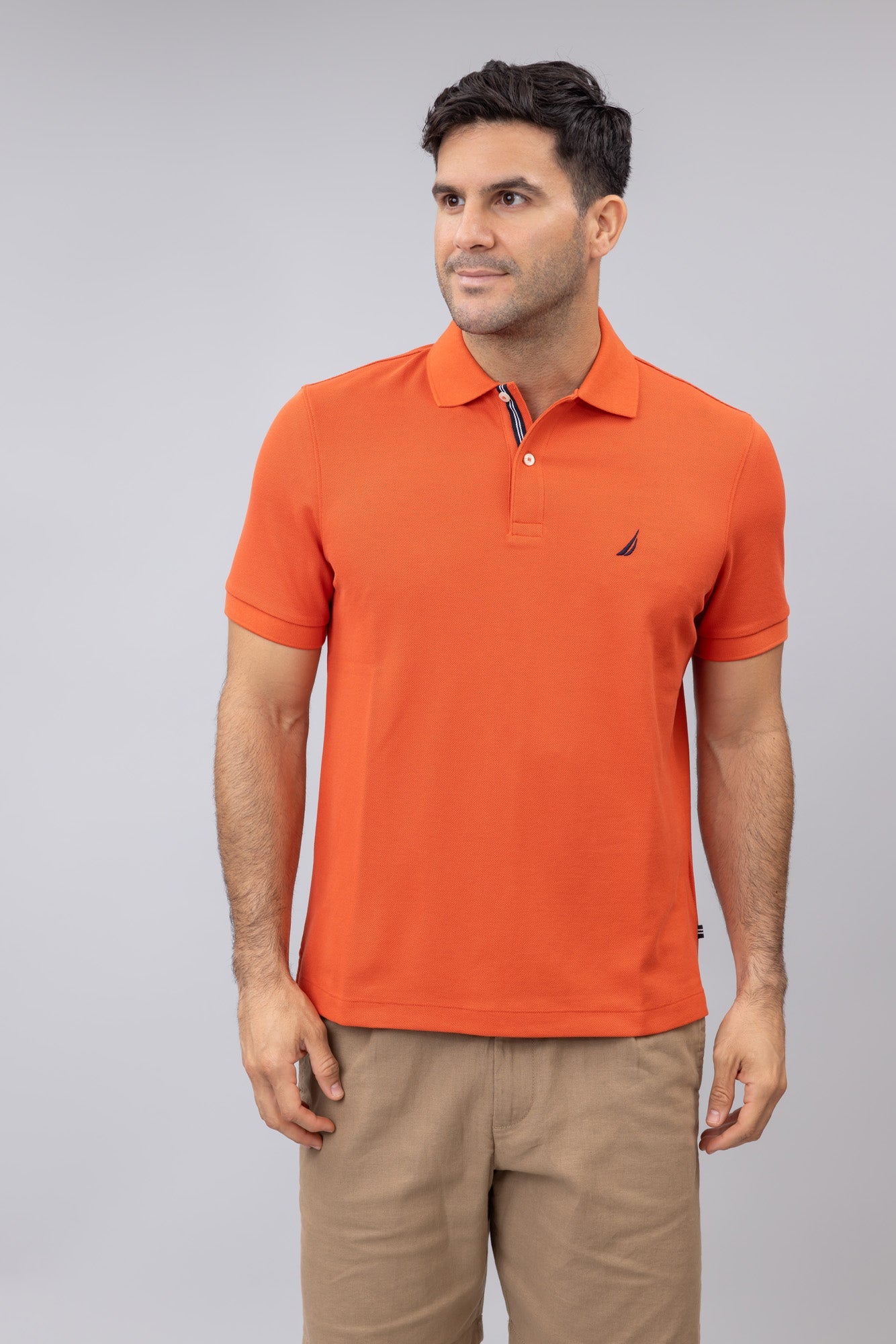 POLO NAUTICA CLASSIC FIT PIER ORANGE