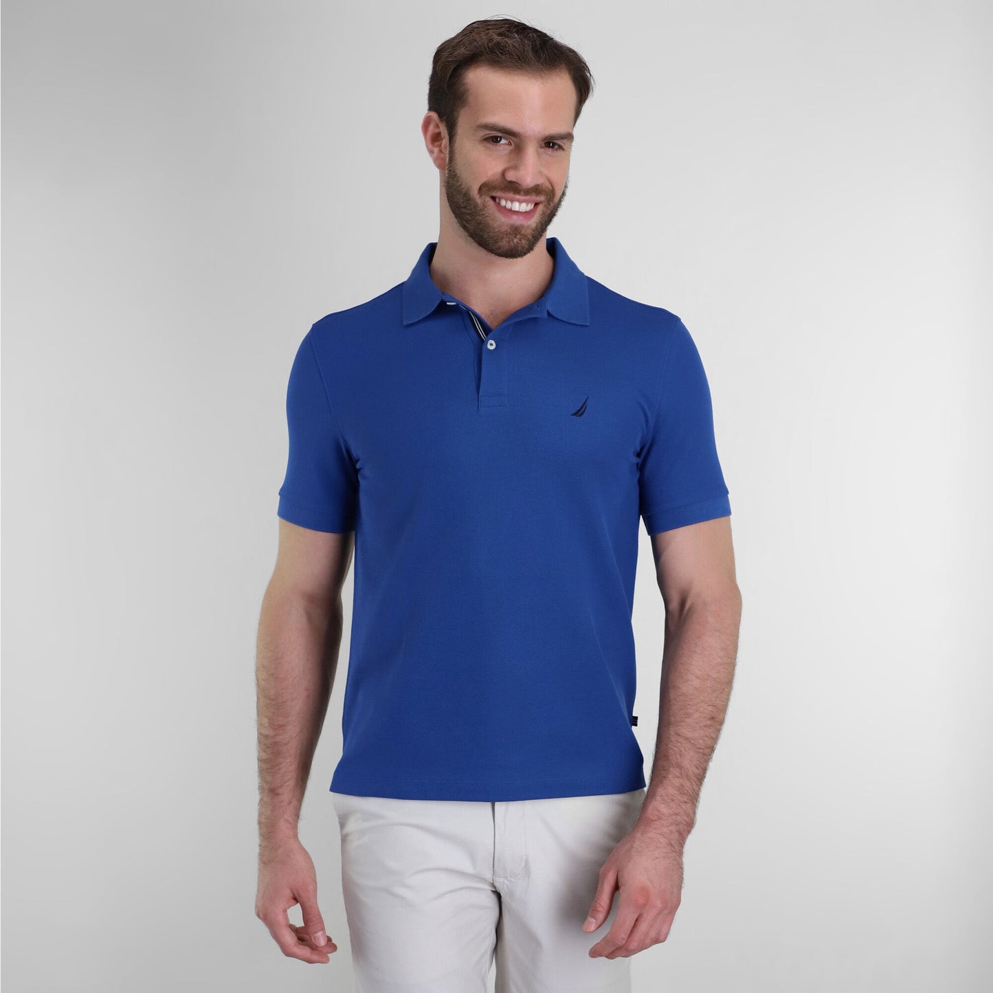 POLO DE PIQUE NAUTICA CLASSIC FIT ESTATE BLUE