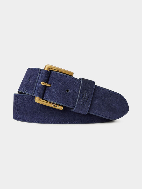 CINTURON EN GAMUZA RALPH LAUREN NAVY