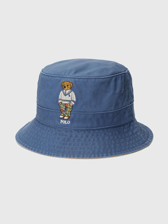 POLO BEAR BUCKET HAT DE RALPH LAUREN AZUL