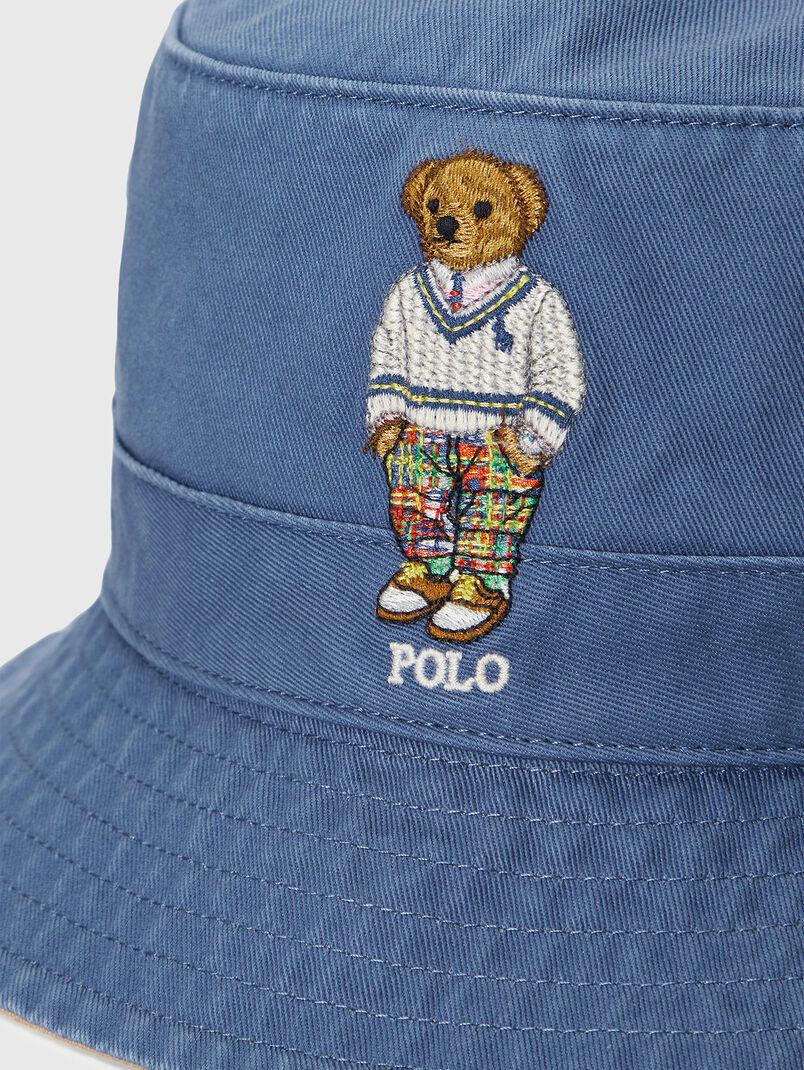POLO BEAR BUCKET HAT DE RALPH LAUREN AZUL