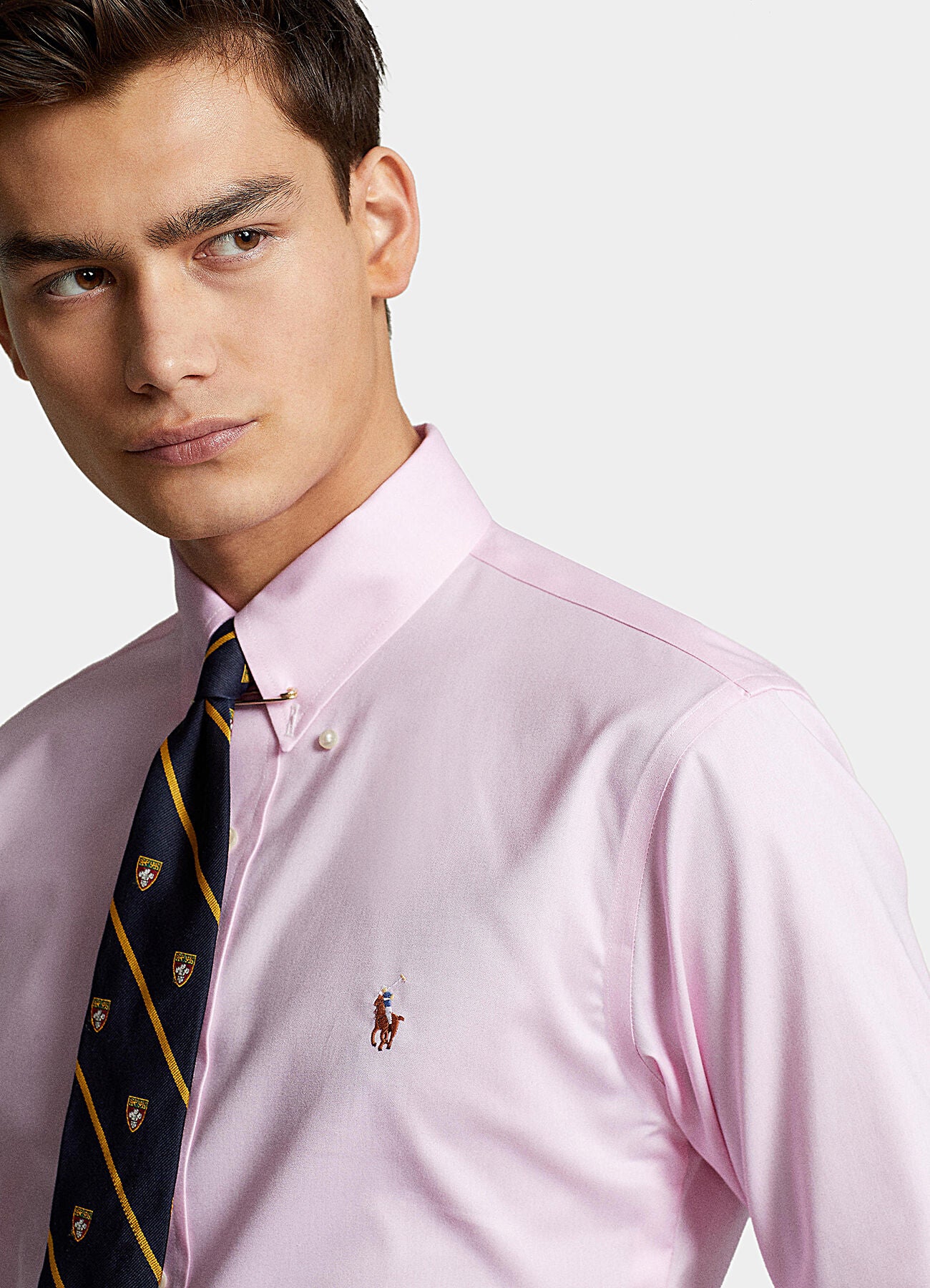 CAMISA CUSTOM FIT PINPOINT OXFORD ROSADA
