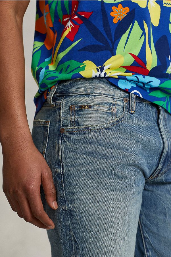 SHORT RALPH LAUREN DENIM AZUL