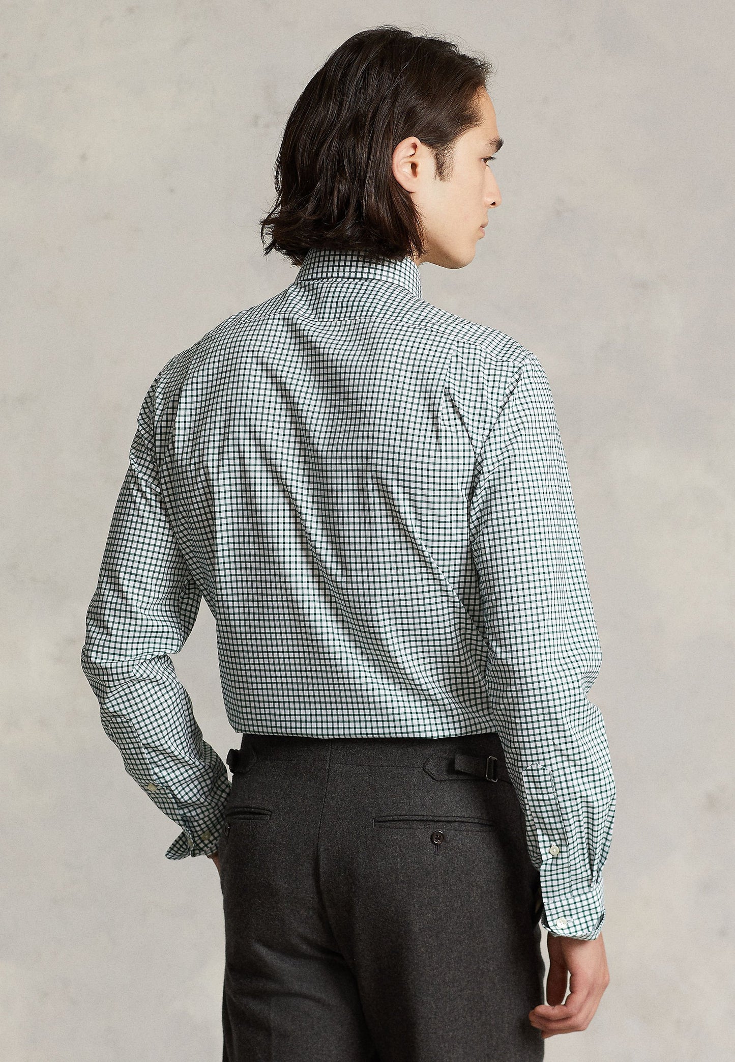 CAMISA EN POPELINA TATTERSALL CUSTOM FIT