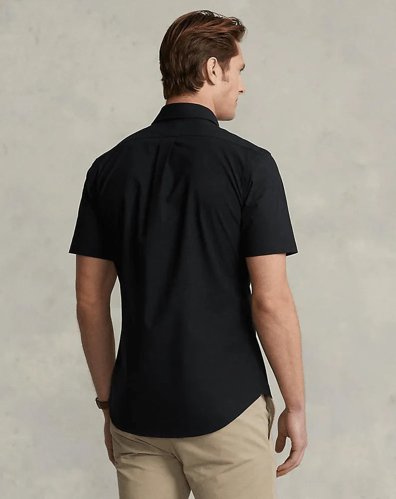 CAMISA CUSTOM FIT M/C EN POPELINA ELASTICA