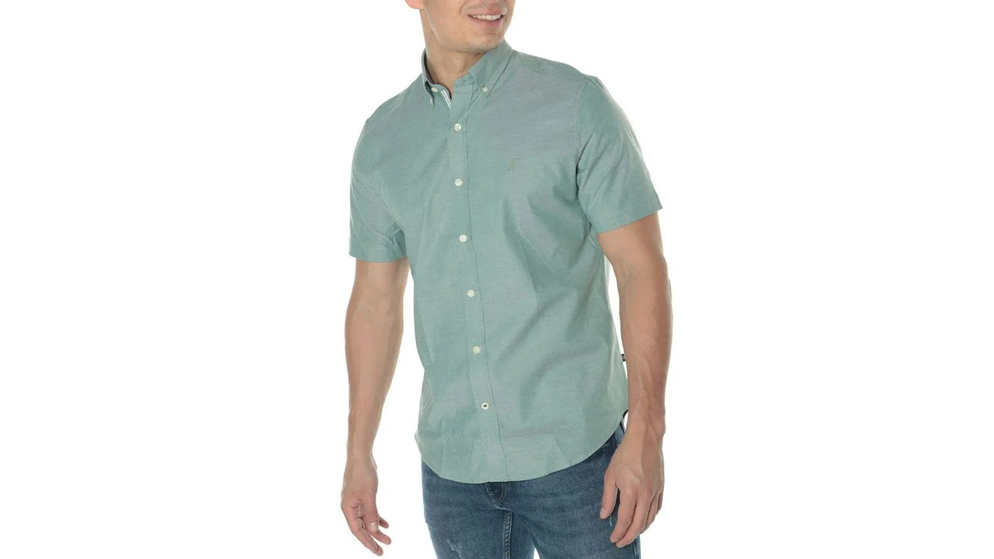 CAMISA M/C CLASSIC FIT NAUTICA OXFORD COASTAL PINE