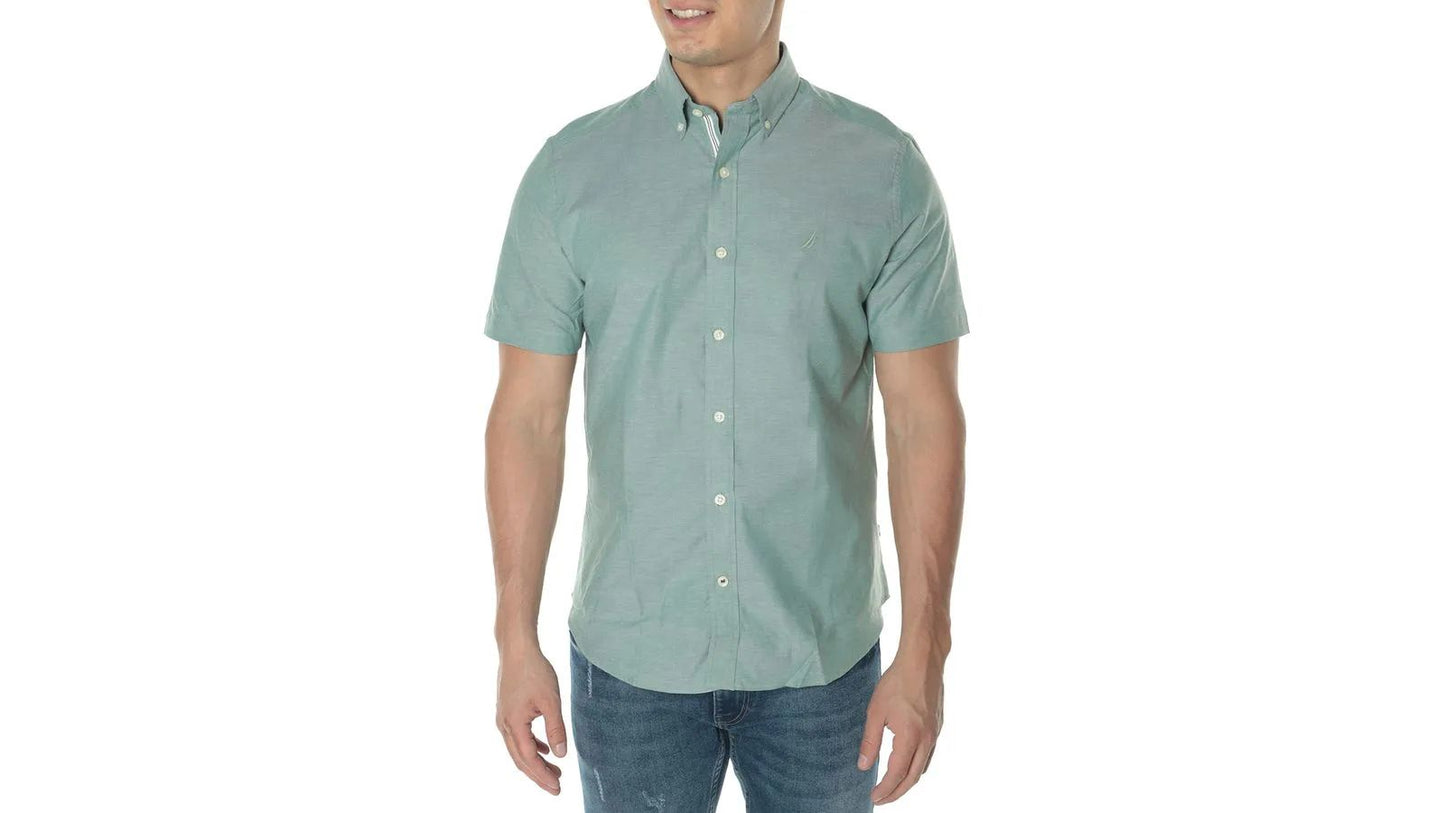 CAMISA M/C CLASSIC FIT NAUTICA OXFORD COASTAL PINE