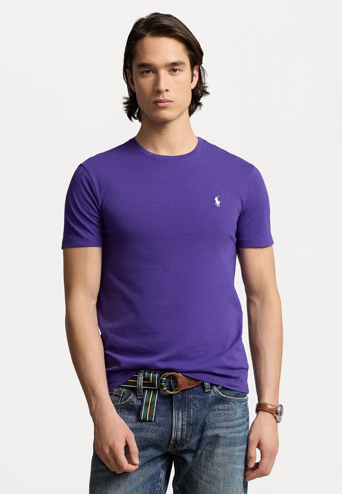 CAMISETA CUSTOM SLIM FIT MORADA