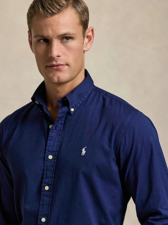 CAMISA CUSTOM FIT DE TWILL OASIS NEWPORT NAVY