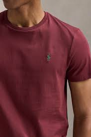 CAMISETA CUSTOM SLIM FIT RED WINE