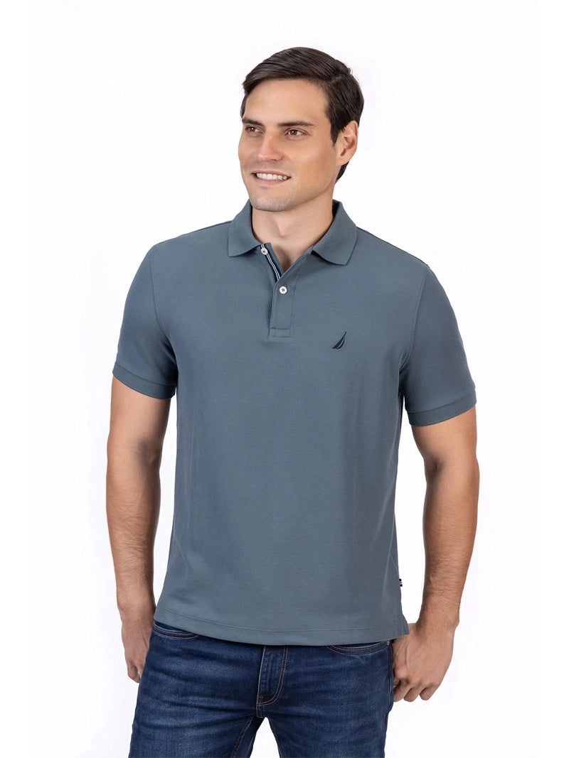 POLO DE PIQUE NAUTICA CLASSIC FIT RUNWAY GRAY