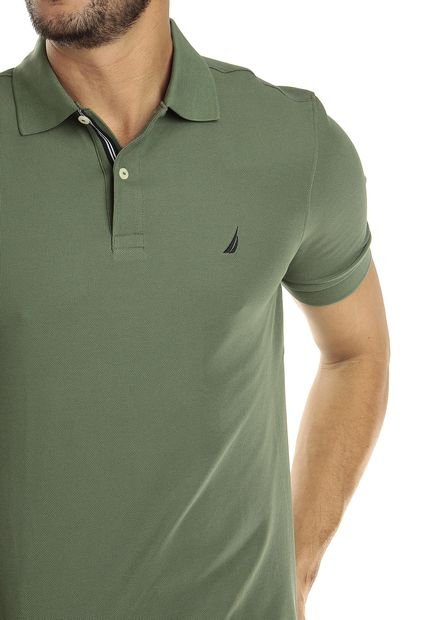 POLO DE PIQUE NAUTICA CLASSIC CAPE OLIVE