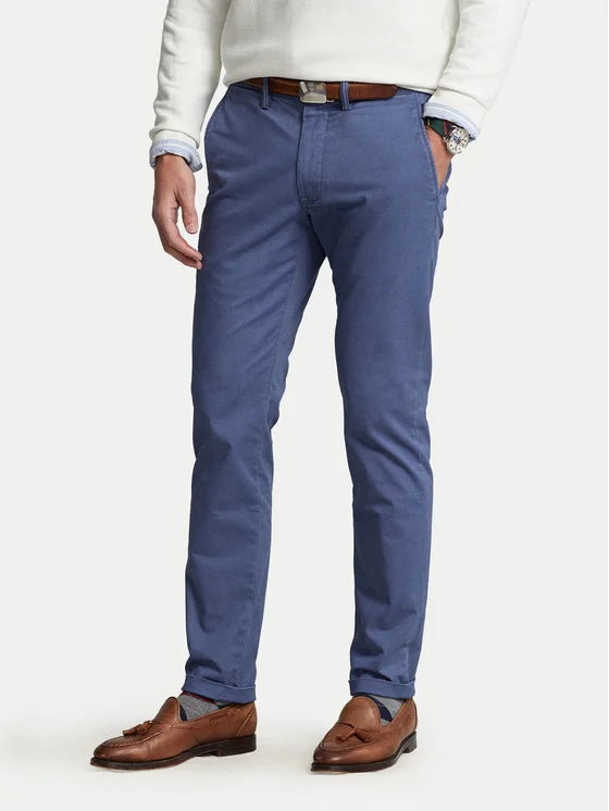 PANTALÓN CHINO SLIM FIT STRETCH AZUL