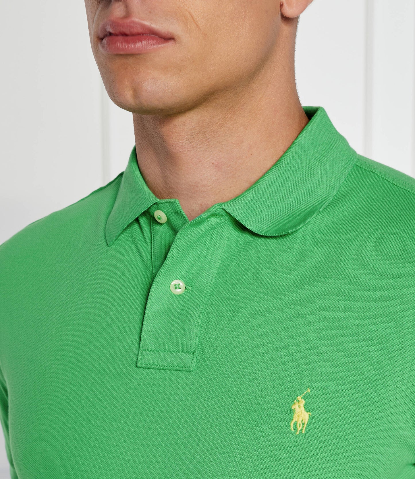 POLO DE PIQUE CUSTOM SLIM GOLF GREEN