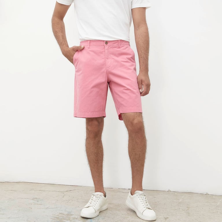 SHORT SLIM RALPH LAUREN ROJO