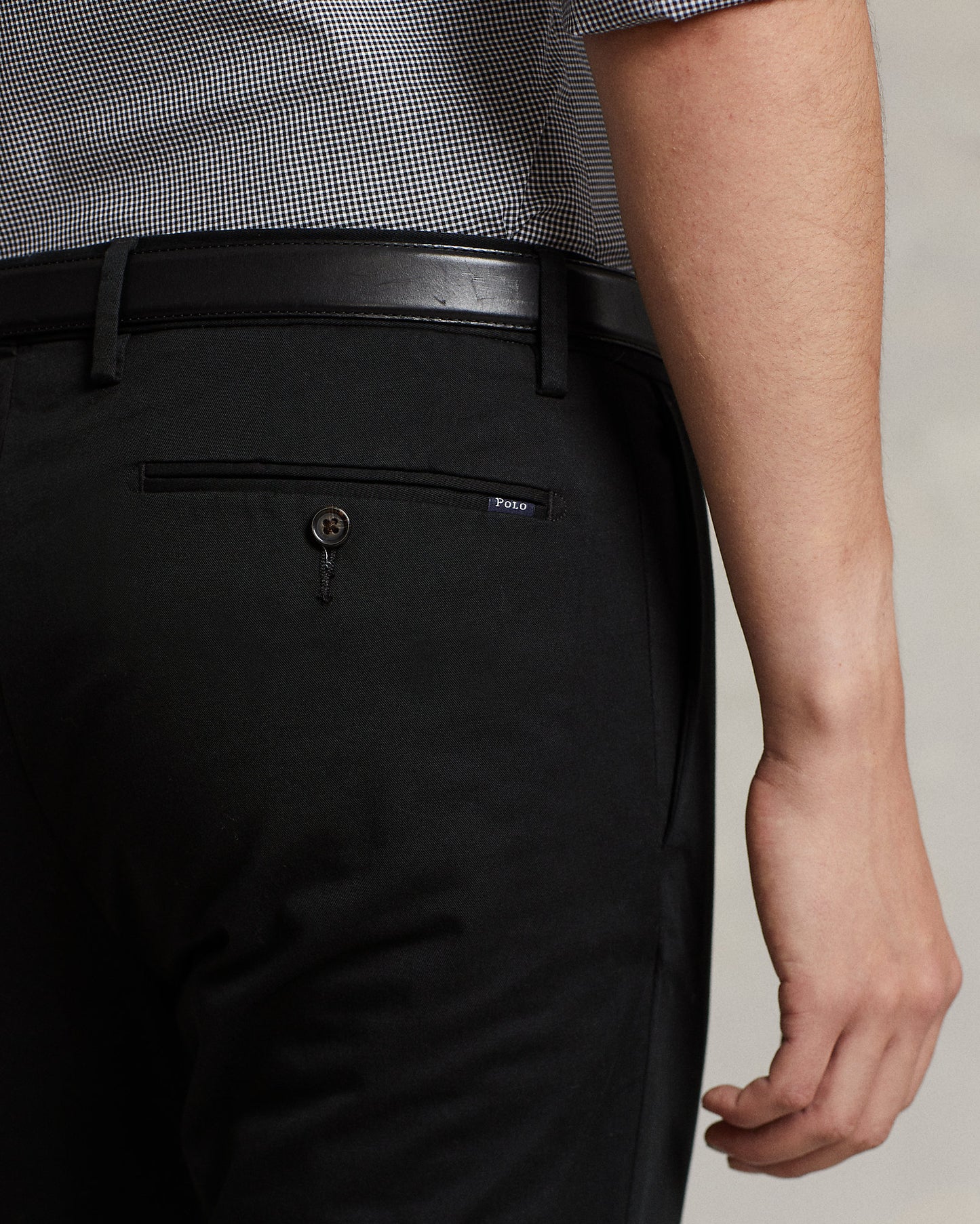 PANTALON CHINO SLIM NEGRO