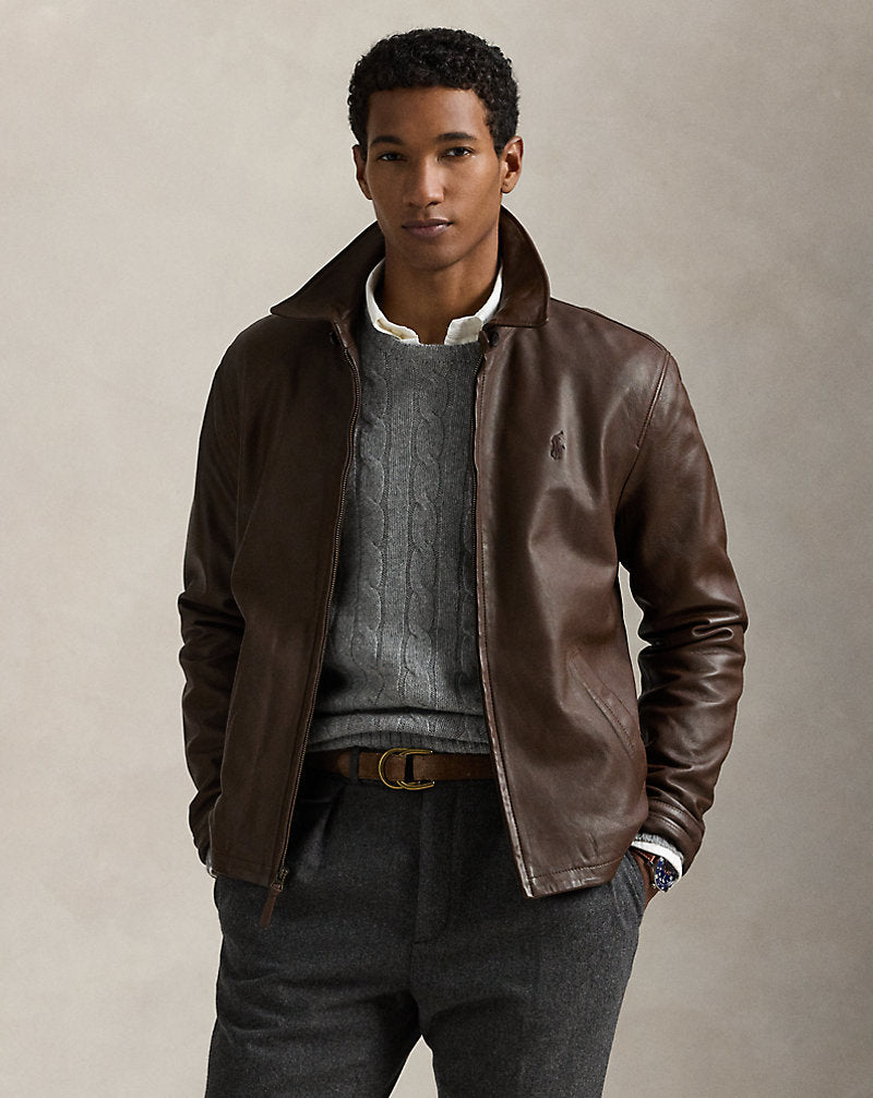 CHAQUETA DE PIEL RALPH LAUREN CAFE
