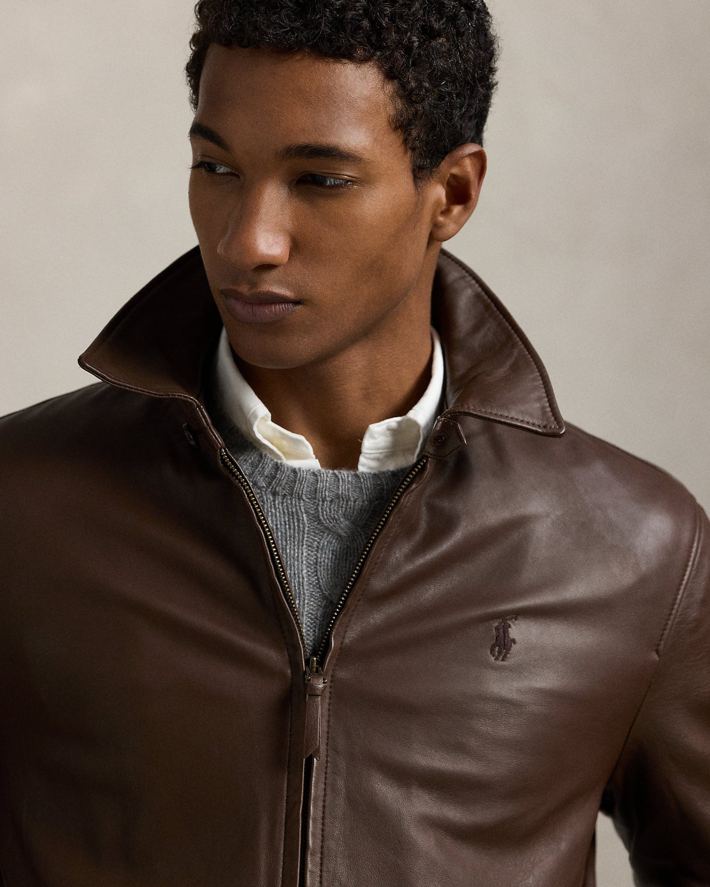 CHAQUETA DE PIEL RALPH LAUREN CAFE