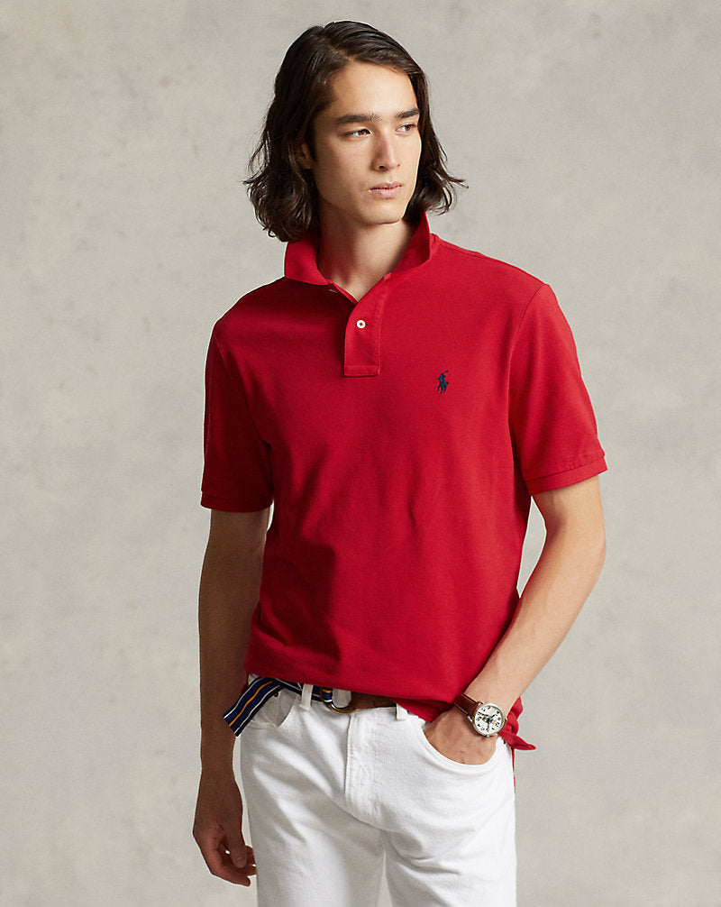 POLO DE PIQUÉ CUSTOM SLIM FIT RL2000 RED