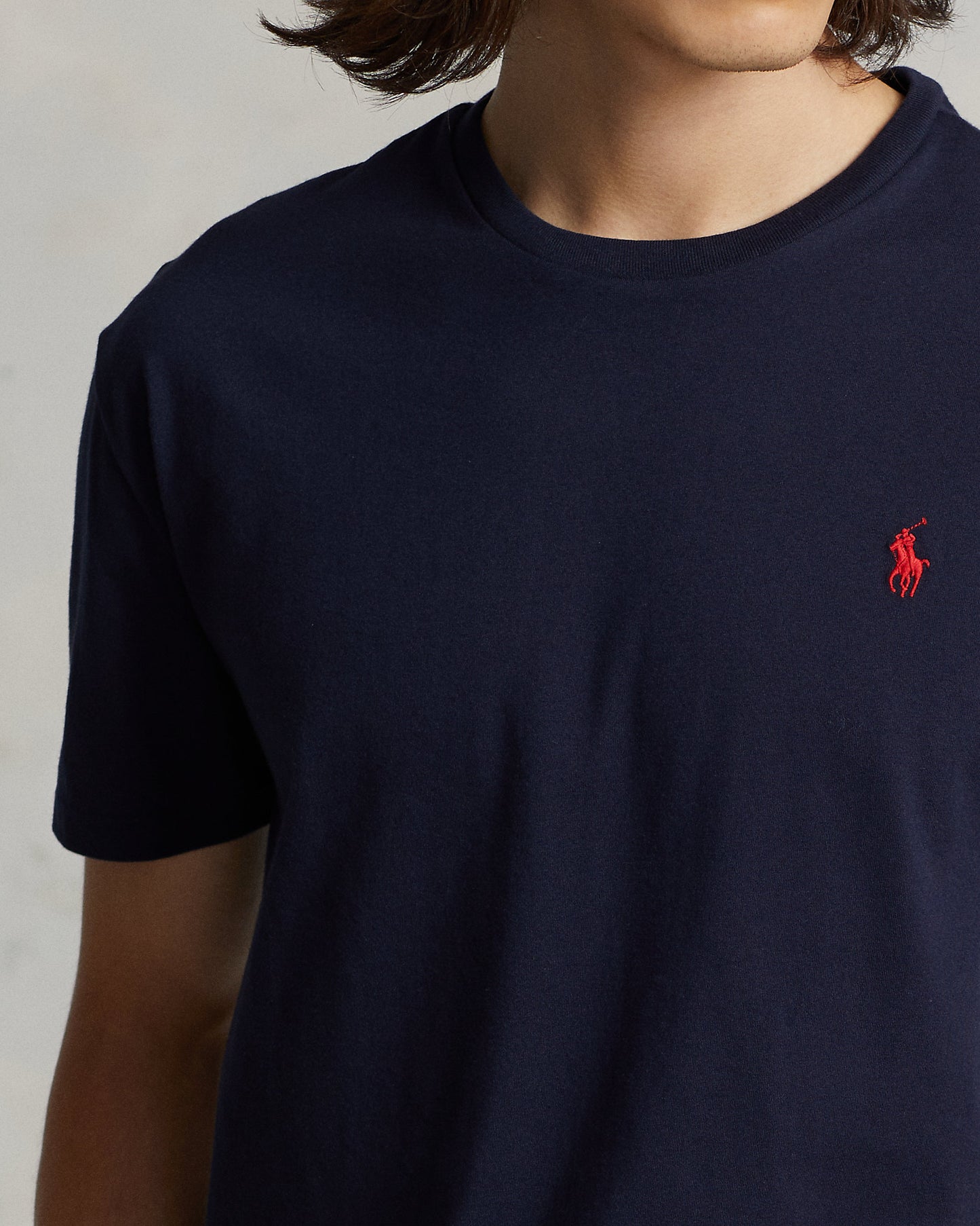 CAMISETA CUSTOM SLIM FIT ALGODON DE PUNTO BLUE INK