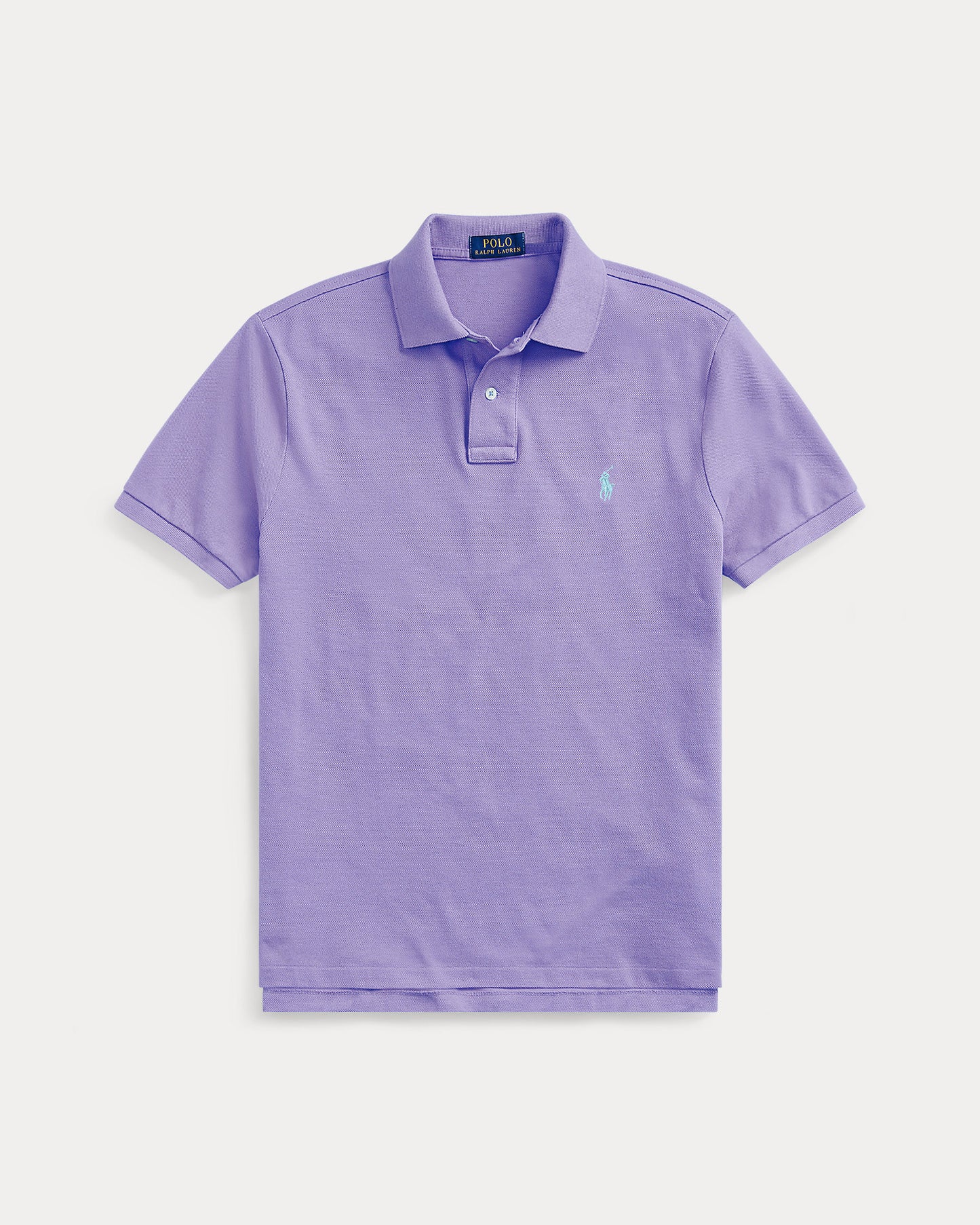 POLO DE PIQUÉ CUSTOM SLIM FIT CACTUS PURPLE