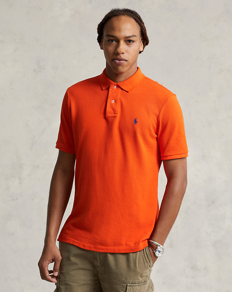 POLO DE PIQUE CUSTOM SLIM SAILING ORANGE