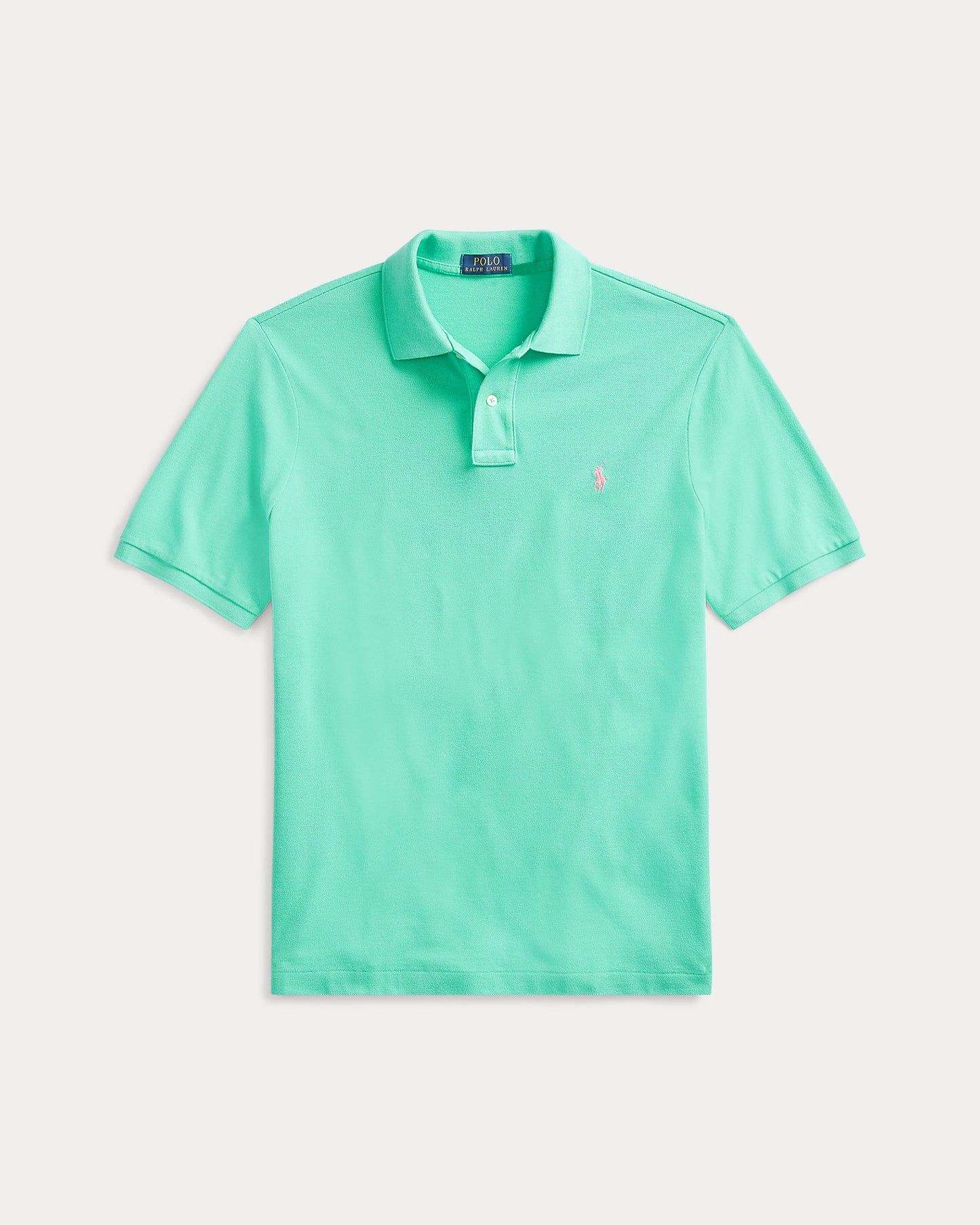 POLO DE PIQUÉ CUSTOM SLIM FIT VERDE