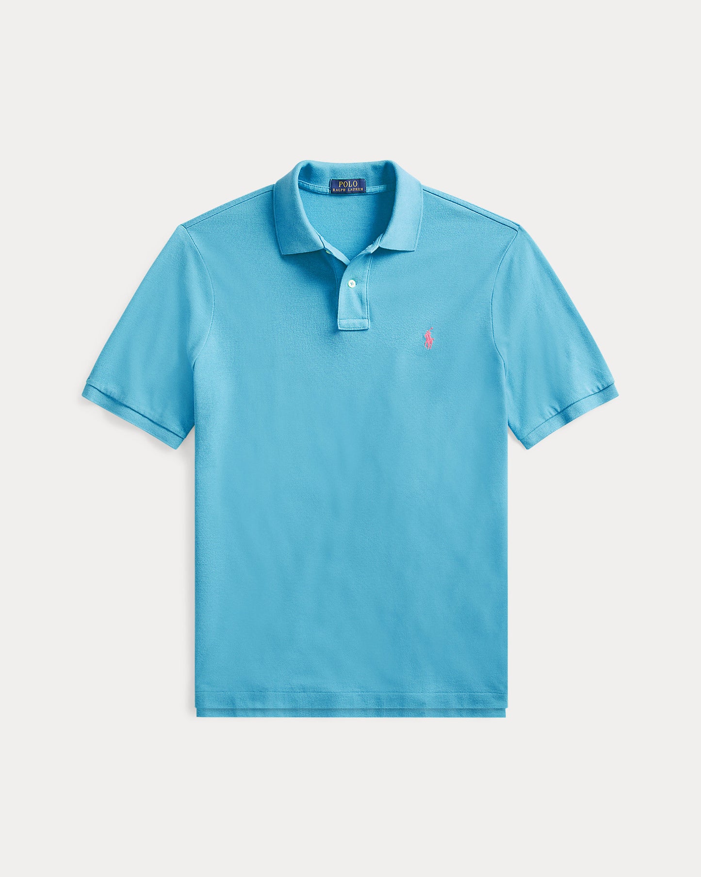 POLO DE PIQUE CUSTOM SLIM TURQUOISE NOVA
