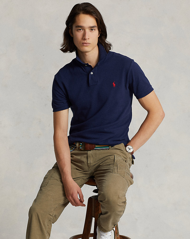 POLO DE PIQUE CUSTOM SLIM NEWPORT NAVY