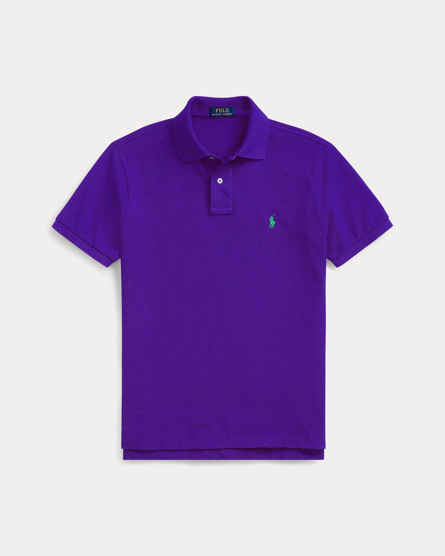 POLO DE PIQUÉ CUSTOM SLIM FIT CHALET PURPLE
