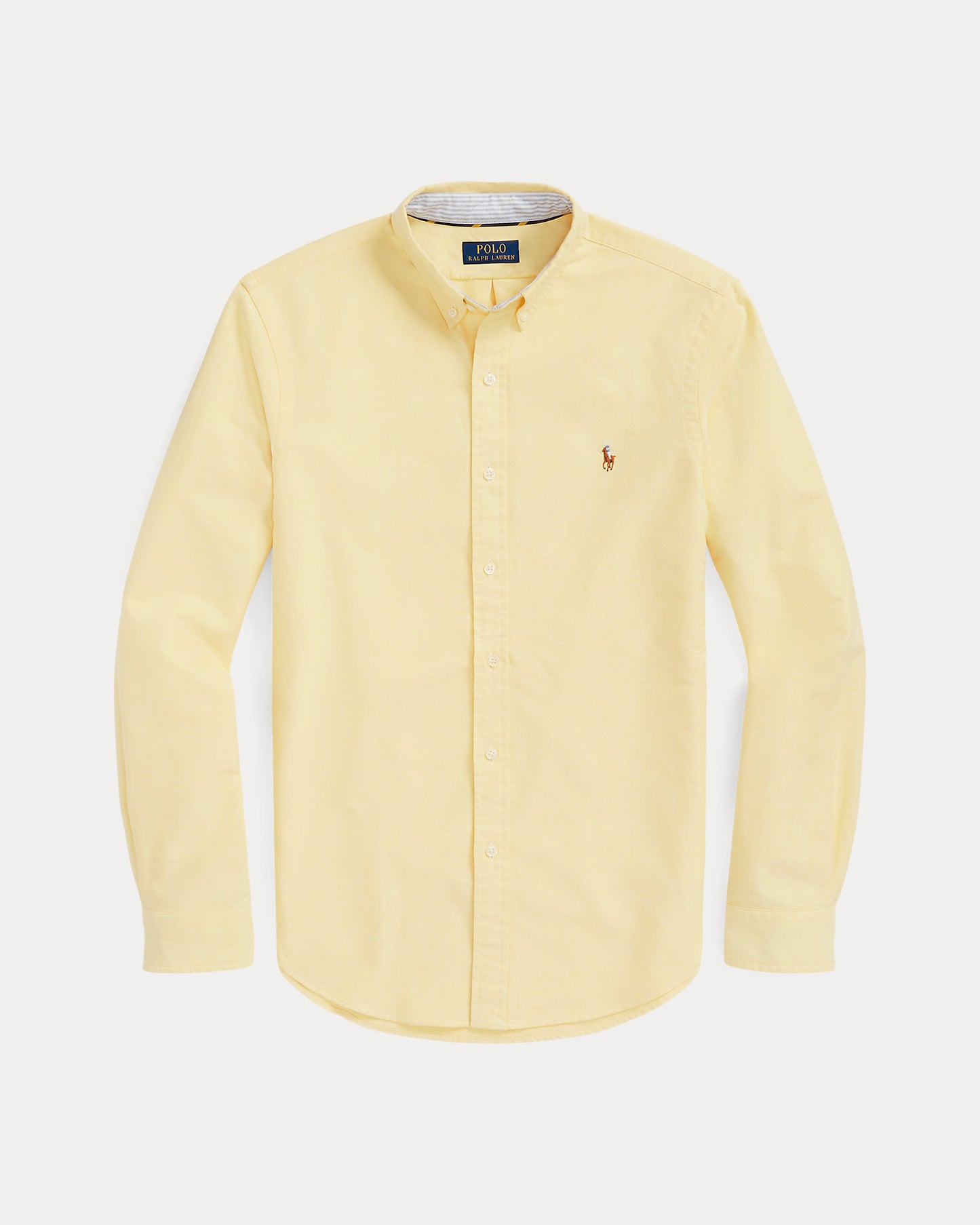 CAMISA CUSTOM FIT OXFORD AMARILLA