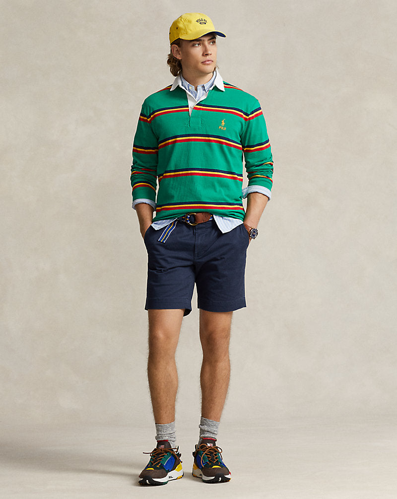 PANTALON CORTO CHINO STRETCH STRAIGHT FIT NAVY