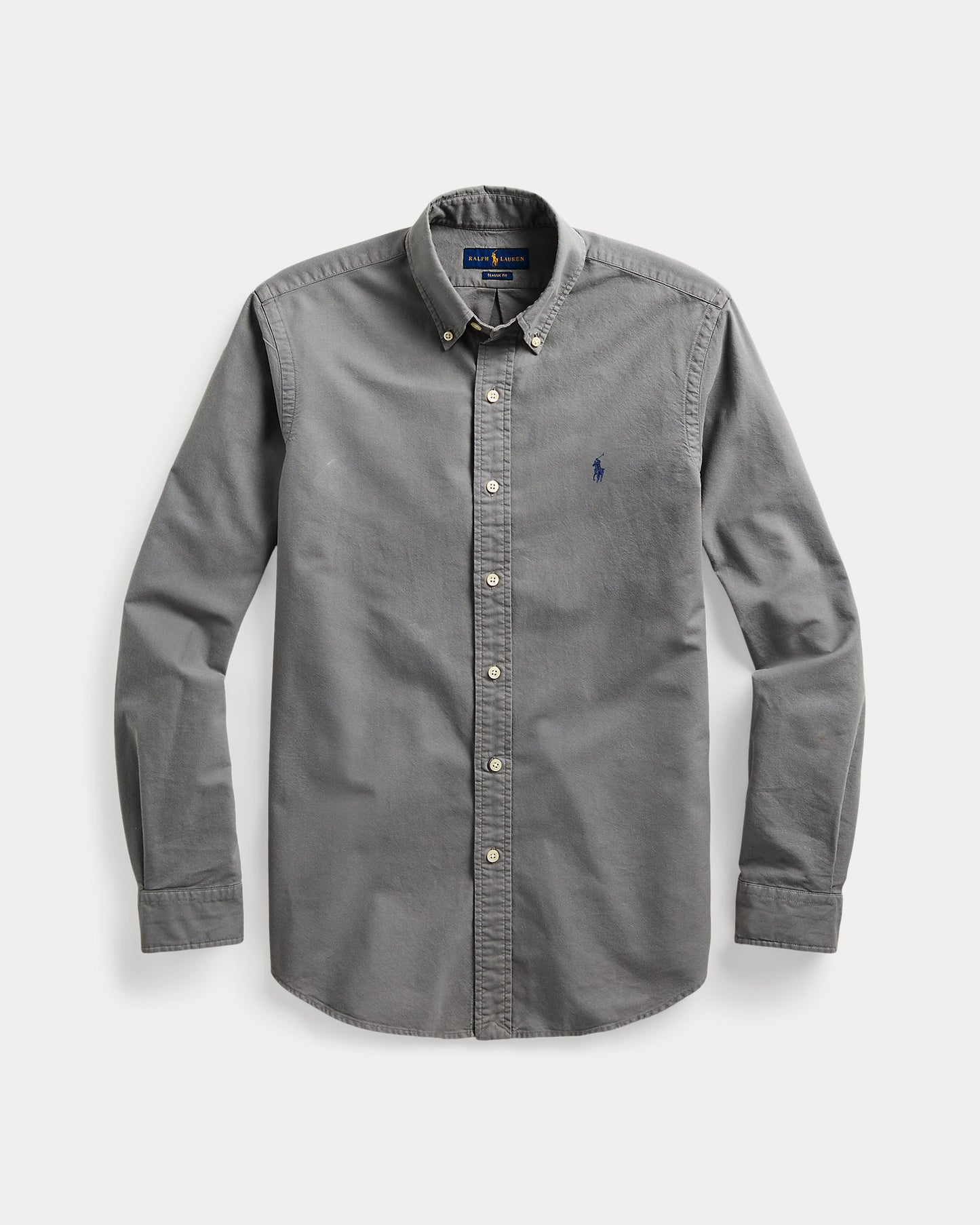CAMISA CUSTOM FIT GD OXFORD FERFECT GRAY.